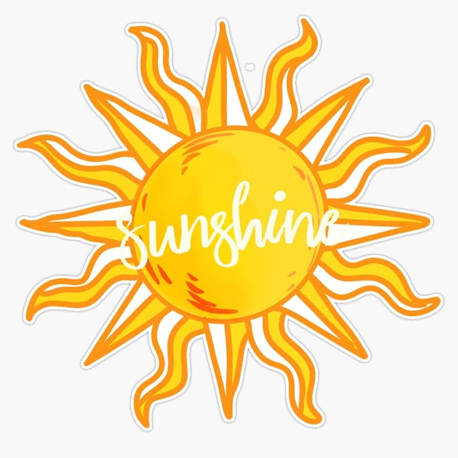 Amazon.com: Sunshine Sticker Vinyl Waterproof Sticker Decal Car